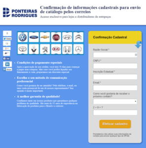 landing page da indústria Como uma indústria aumentou em 5x o número de novos clientes por mês com automação de marketing