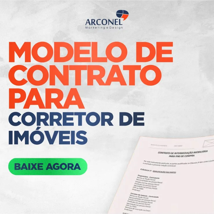 Modelo gratuito de contrato para corretores de imóveis – download materiais gratuitos da Arconel